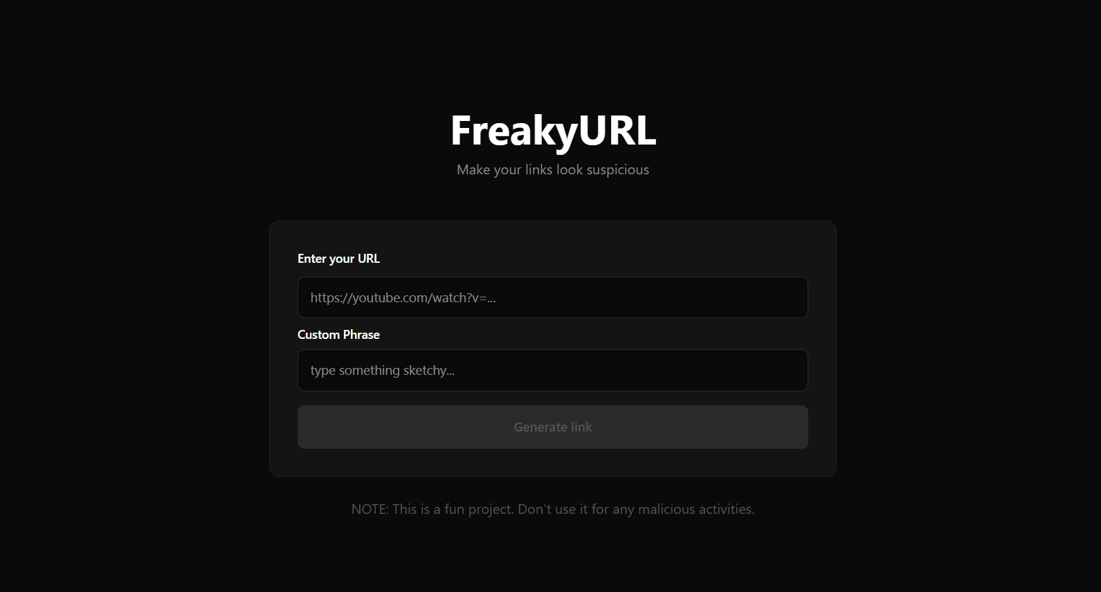 FreakyURL